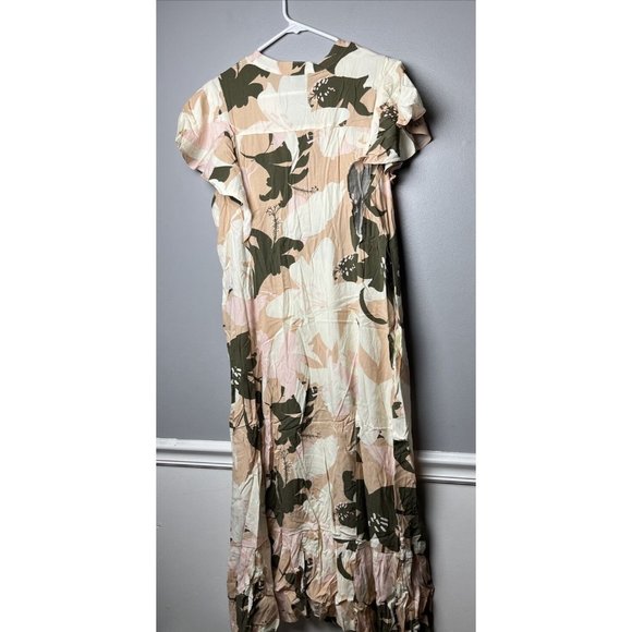 Studio Park x Amy Stran Floral Effortless Maxi Dress- TAUPE, Petite 1XP, A480579 - Picture 3 of 5